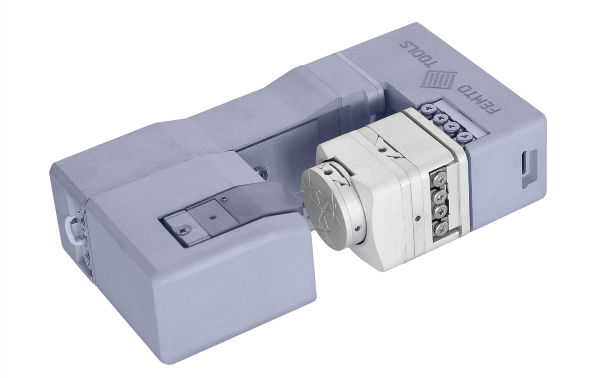 Rotary stage for aligning samples with an indenter for efficient multiple-sample testing.